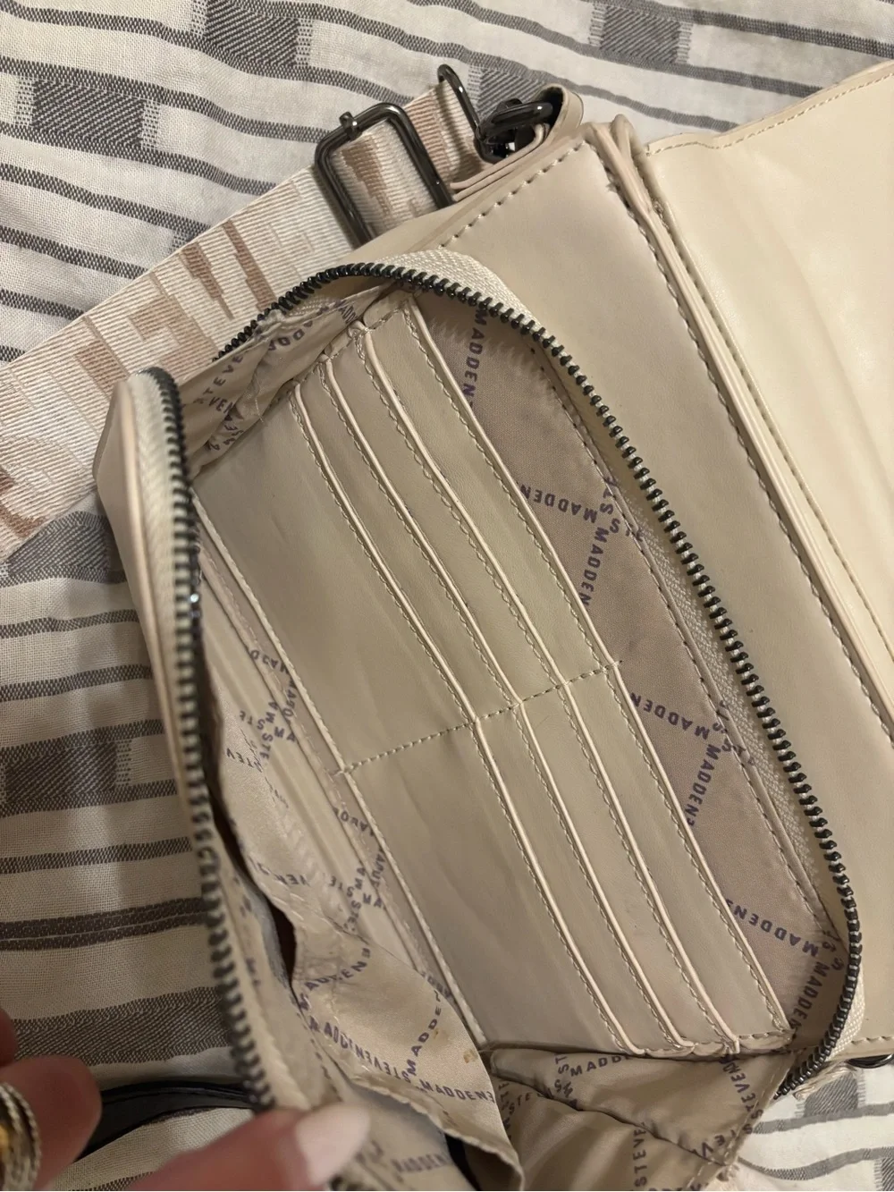 Steve Madden structured crossbody
